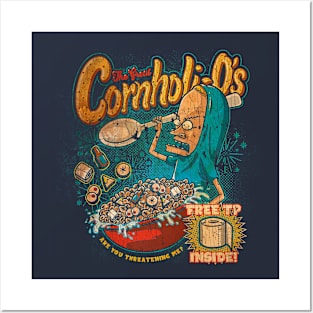 texture cornholio Posters and Art